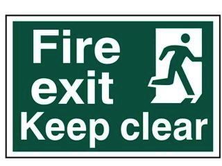 Image linking to the Fire Exit Devices page for details of  and the  on offer there: Fire is an ever present risk.  Keep your people safe with effective signage and fire prevention systems.