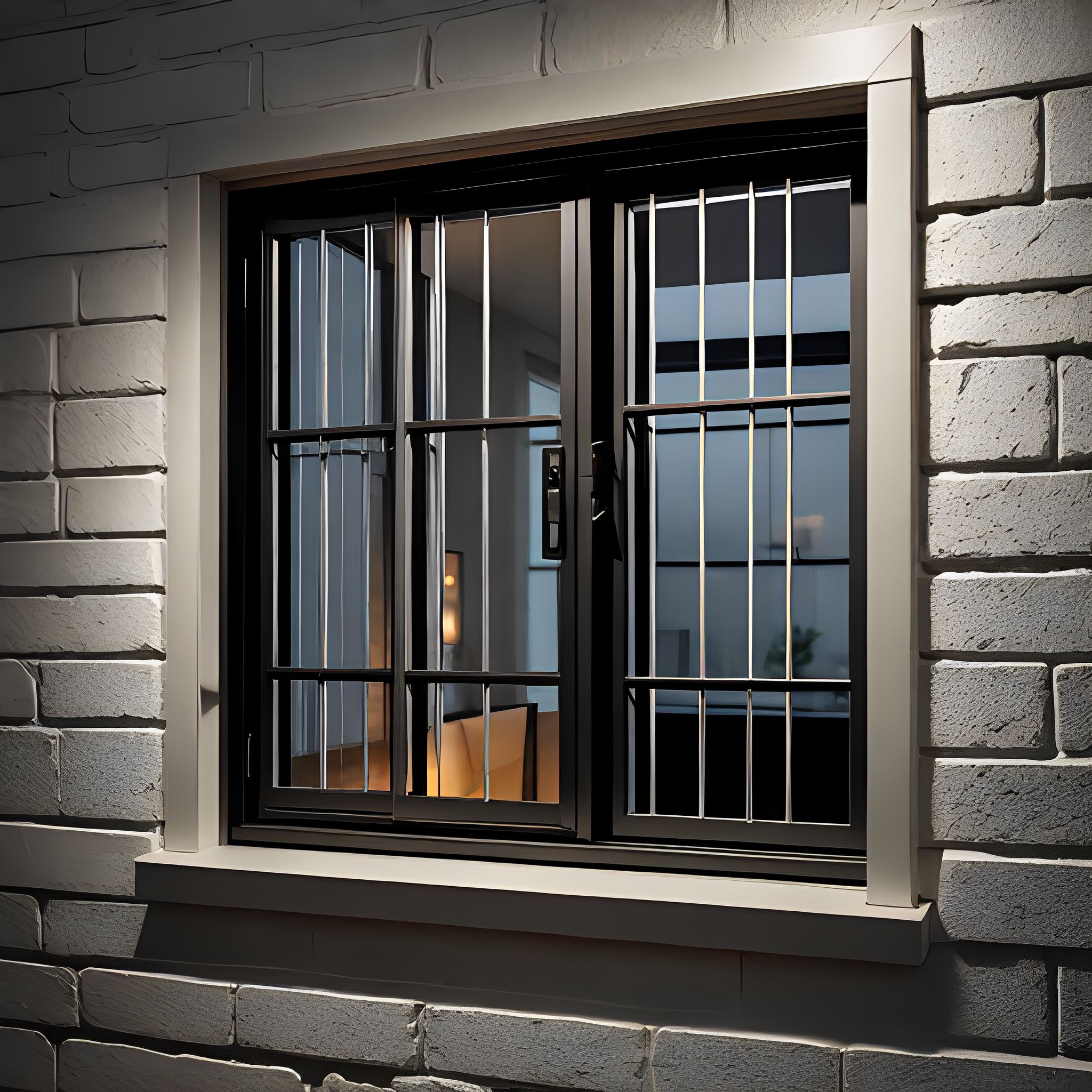 Click in the image of Image of Security Grille Installed. to view at higher resolution.